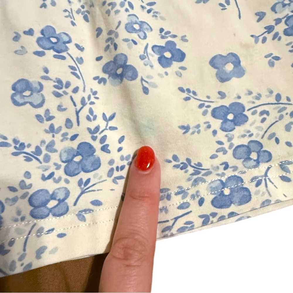 SweetHoney 10Y Blue Floral Button Front Dress Cottagecore - Picture 10 of 11